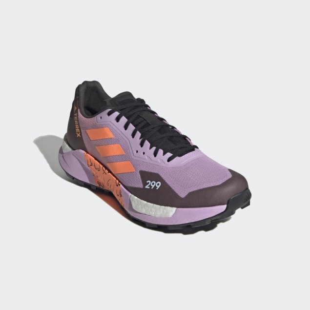 Zapatillas Terrex Agravic Ultra Trail Running Lila Adidas