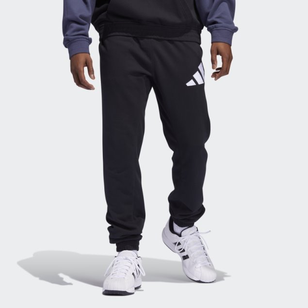 Pantalón De Baloncesto Legends Adidas Negro