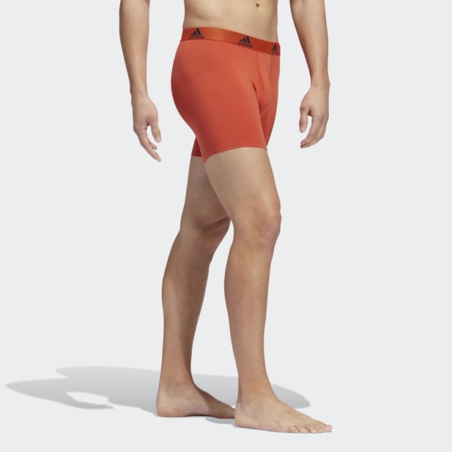 Calzoncillos Bóxer De Algodón Elástico Azul 3 Pares Adidas