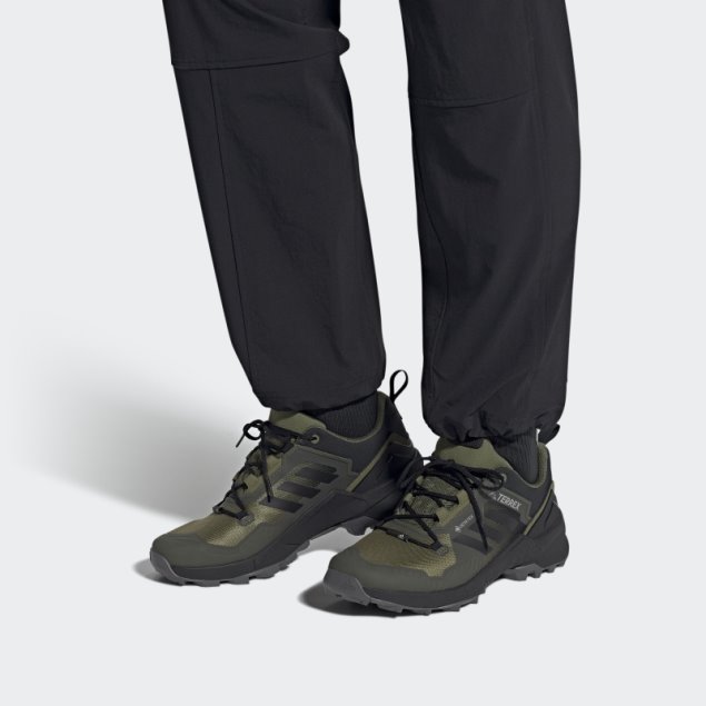 Verde Oliva Adidas Terrex Swift R3 Gore-tex Senderismo Zapatos