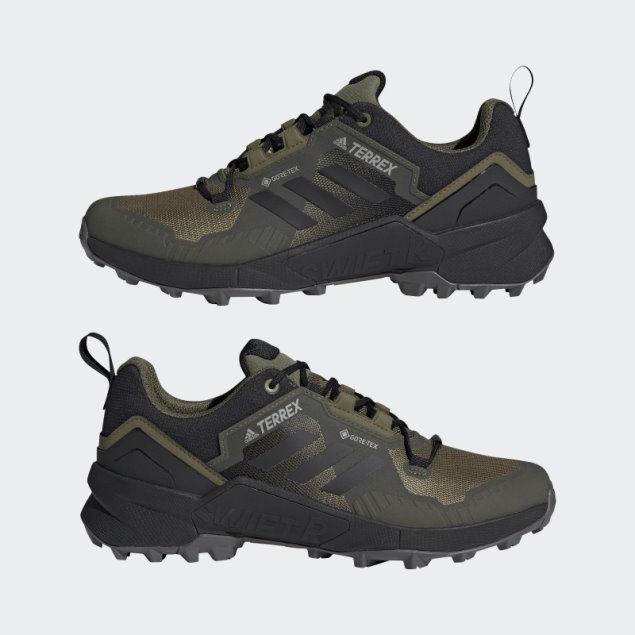 Verde Oliva Adidas Terrex Swift R3 Gore-tex Senderismo Zapatos