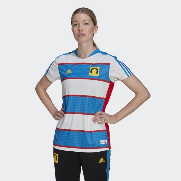 Azul Adidas Tiro X Lego Casa Camiseta De Moda