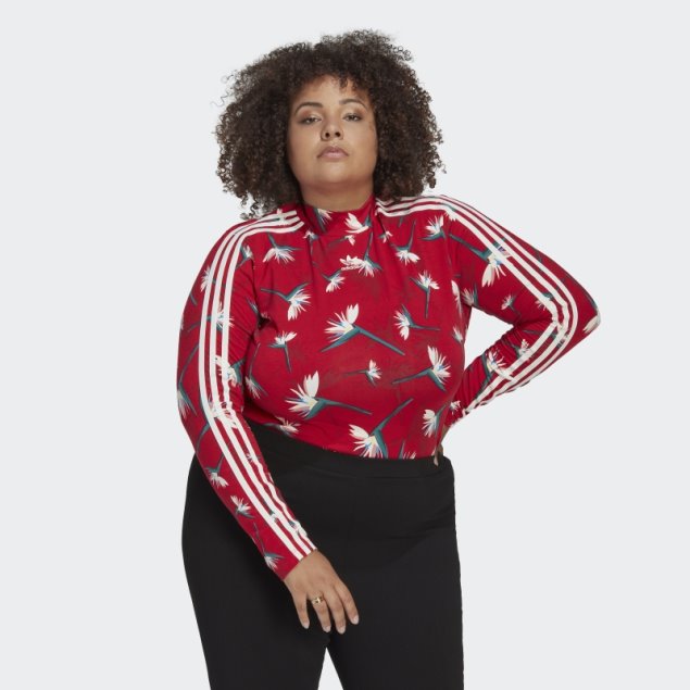 Body Rojo Thebe Magugu (talla Grande) Adidas