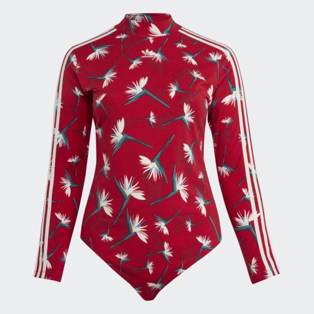Body Rojo Thebe Magugu (talla Grande) Adidas