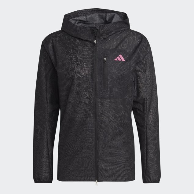 Chaqueta De Membrana De Ingeniería Adizero Negra Adidas