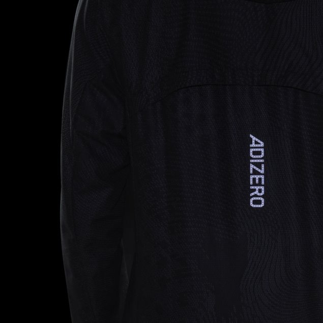 Chaqueta De Membrana De Ingeniería Adizero Negra Adidas