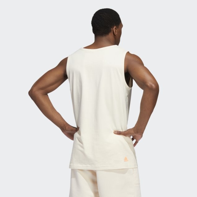 Adidas Ecru Tint Harden Vol. 6 Canales 3 Camiseta Sin Mangas