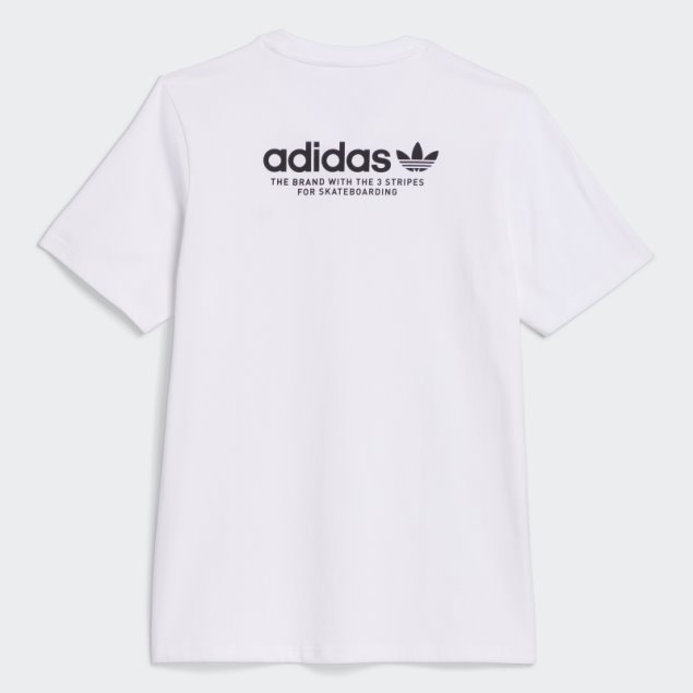 Skateboarding 4.0 Logo Camiseta (género Neutral) Blanco Adidas