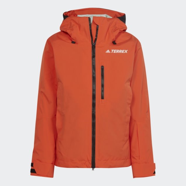 Chamarra Tres En Uno Naranja Adidas Resort