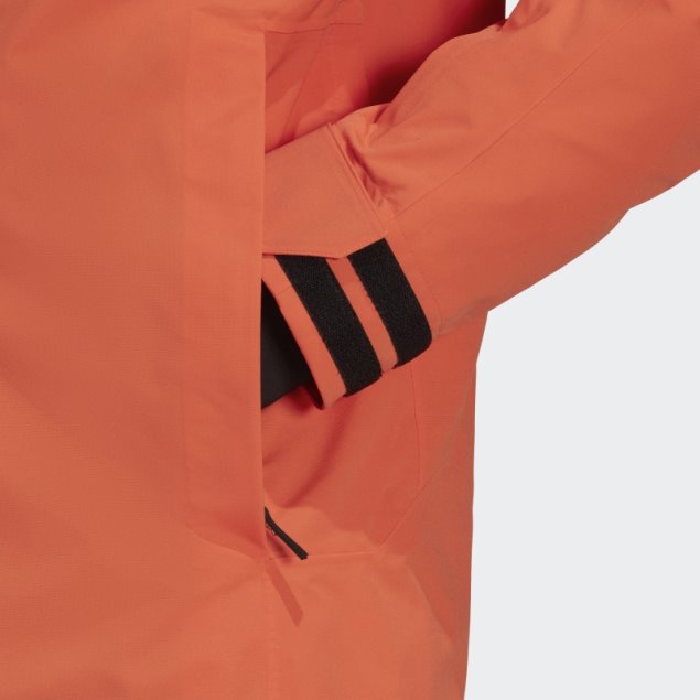 Chamarra Tres En Uno Naranja Adidas Resort