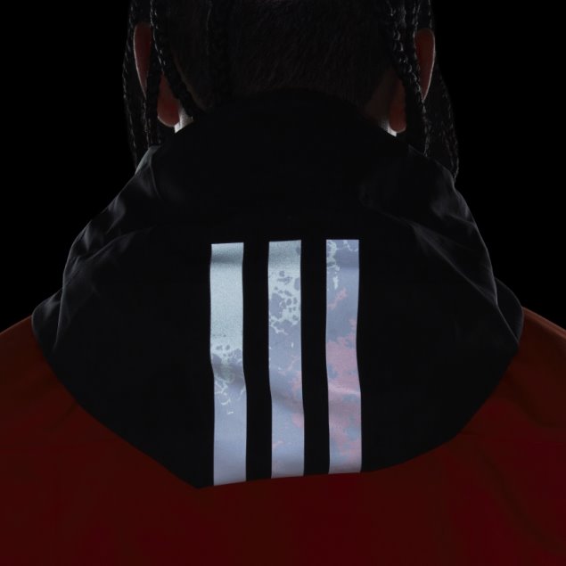 Chamarra Tres En Uno Naranja Adidas Resort