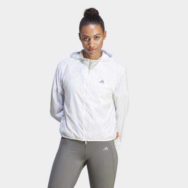 Cortavientos Run It Blanco Adidas