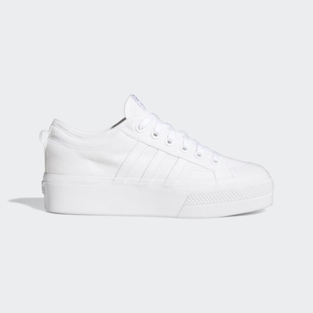 Zapatillas Nizza Plataforma Blancas Adidas