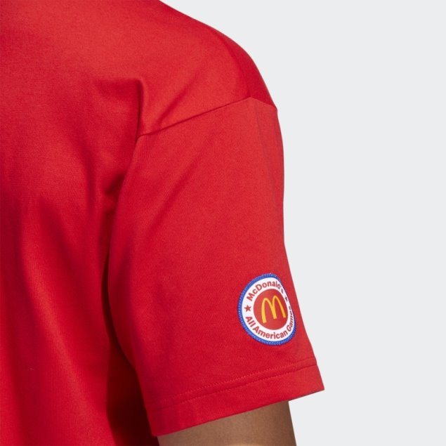 Camiseta Roja Adidas Eric Emanuel Mcdonald's Graphic (género Neutral)