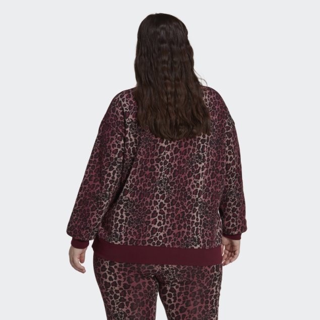 Sudadera Granate Adidas Crew (talla Grande)