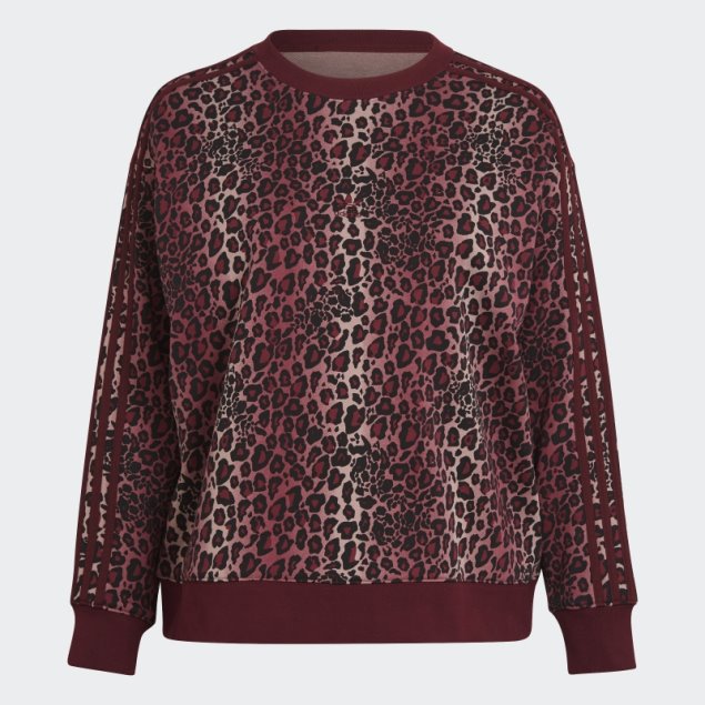 Sudadera Granate Adidas Crew (talla Grande)