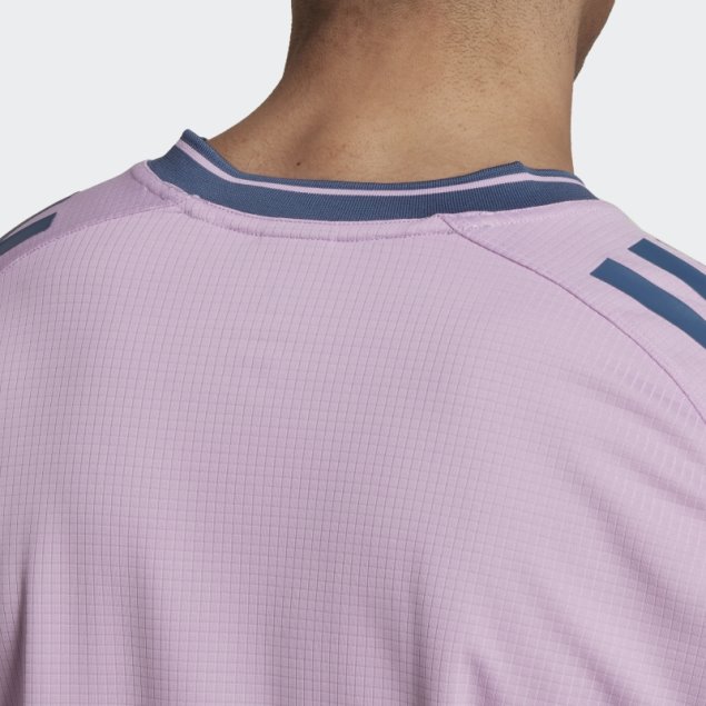 Camiseta De Entrenamiento De Rugby Lila Adidas All Blacks