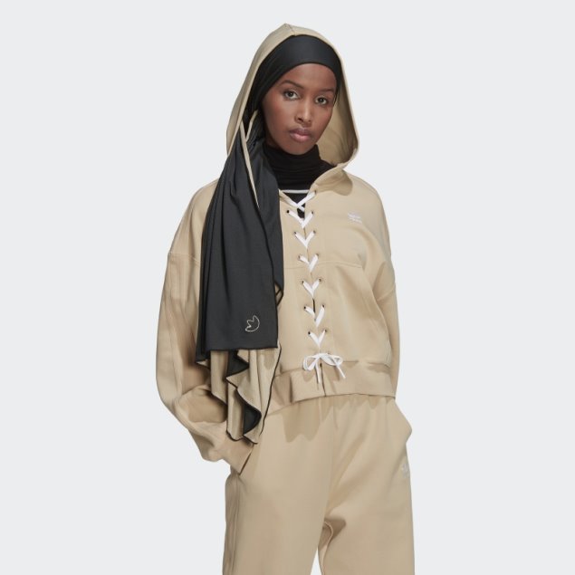 Adidas Sudadera Beige Con Cordones Always Original