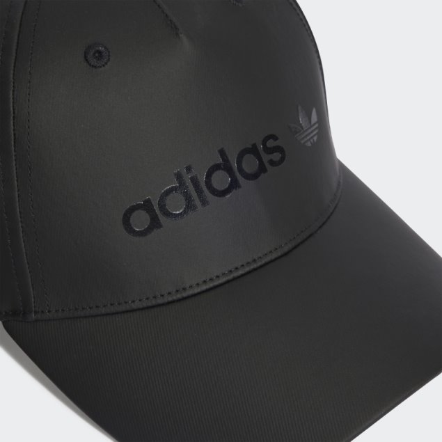 Gorra Beisbol Negra Satinada Adidas