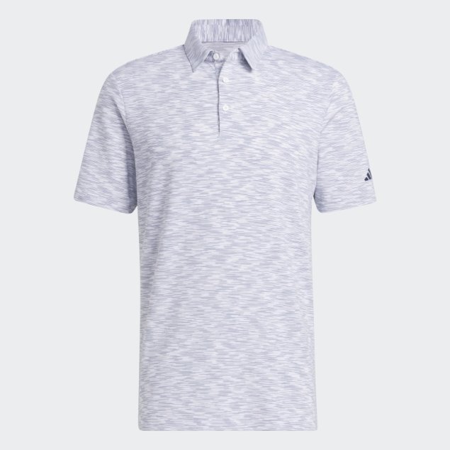 Polo De Golf Space Dye Blanco Adidas