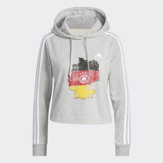 Sudadera Con Capucha Alemania Gris Adidas