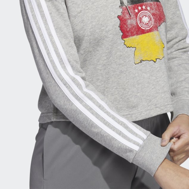 Sudadera Con Capucha Alemania Gris Adidas