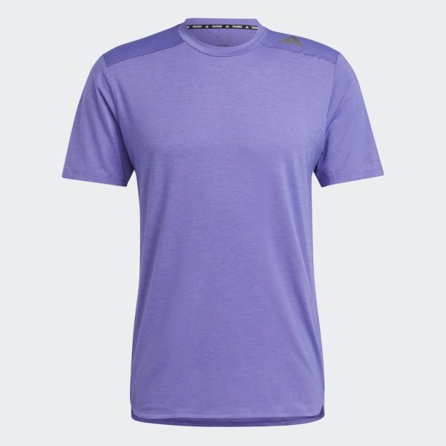 Camiseta De Entrenamiento Con Cambio De Color Aeroready Hiit De Adidas Purple Rush Diseñada Para Entrenar