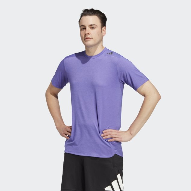 Camiseta De Entrenamiento Con Cambio De Color Aeroready Hiit Diseñada Para Entrenar Púrpura Rush Adidas