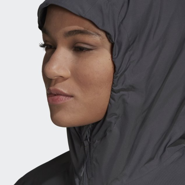 Chaqueta Essentials Rain.rdy Adidas Gris