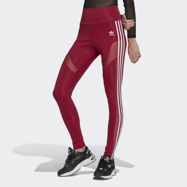 Legging Adicolor Trefoil Burdeos Adidas