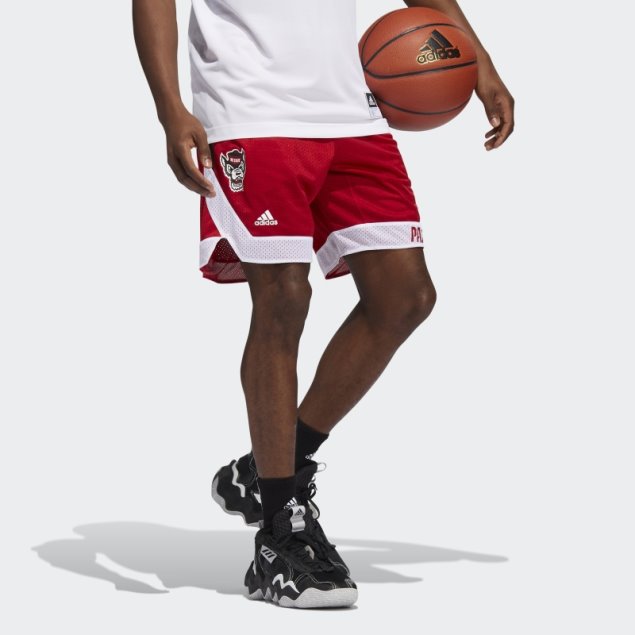 Pantalones Cortos Adidas Rojos Wolfpack Swingman
