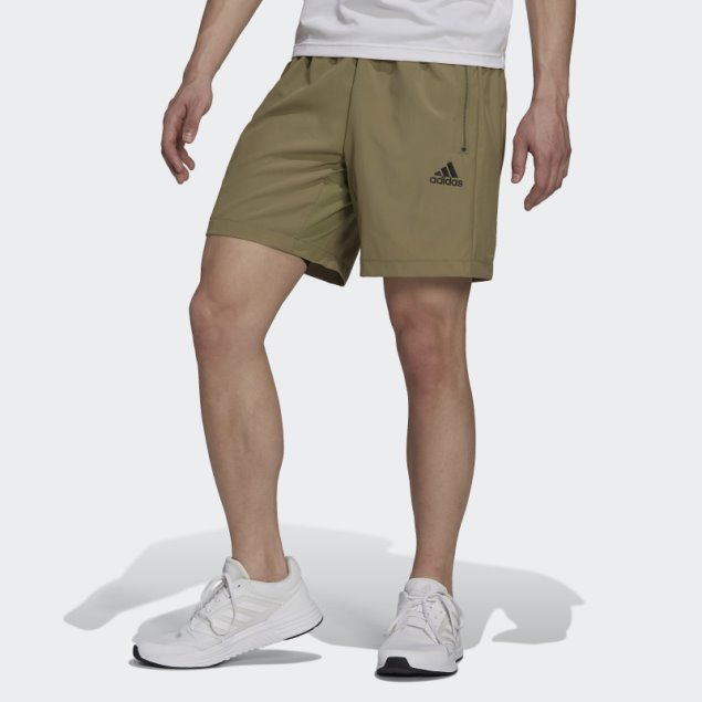 Aeroready Diseñado Para Mover Shorts Deportivos Tejidos Adidas Orbit Green