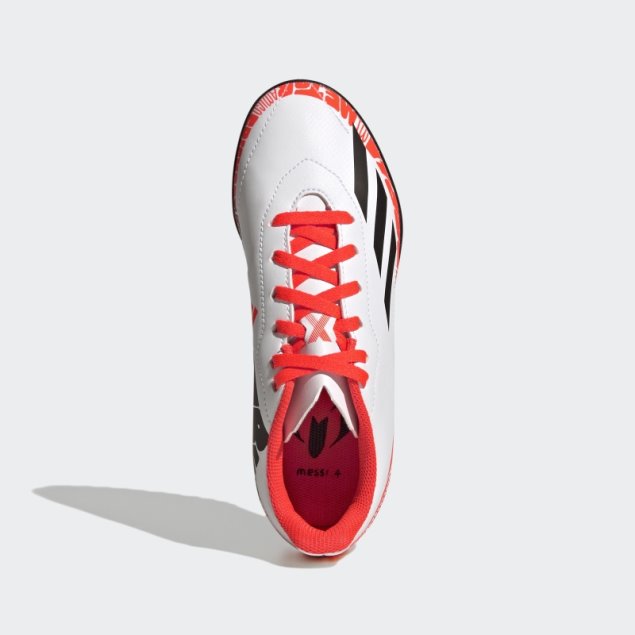 Blanco Adidas X Speedportal Messi.4 Zapatos De Césped Artificial