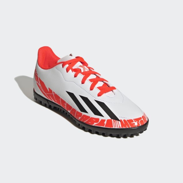 Blanco Adidas X Speedportal Messi.4 Zapatos De Césped Artificial