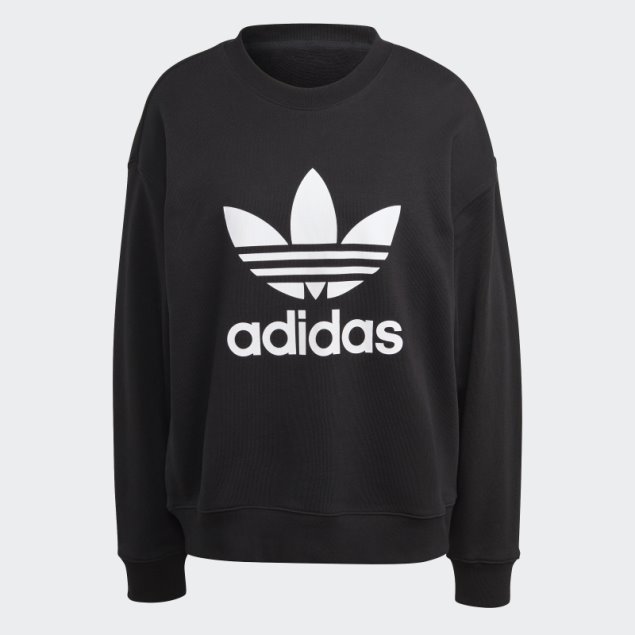 Sudadera Con Capucha Trefoil Adidas Negra
