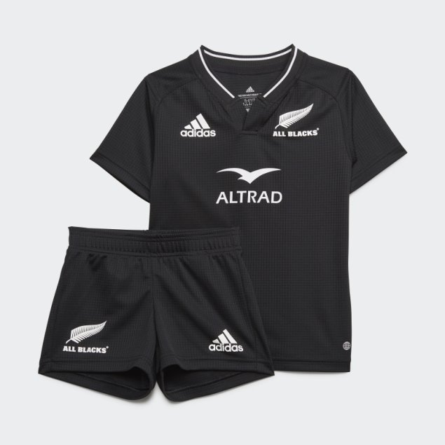 Adidas Mini Kit De Primera Equipación Réplica De Rugby Negro All Blacks
