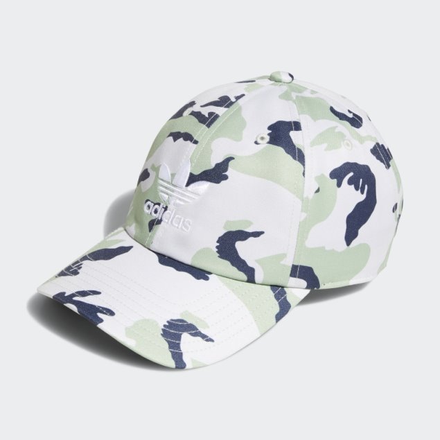 Gorra Adidas Relaxed Camo Trefoil Verde Claro