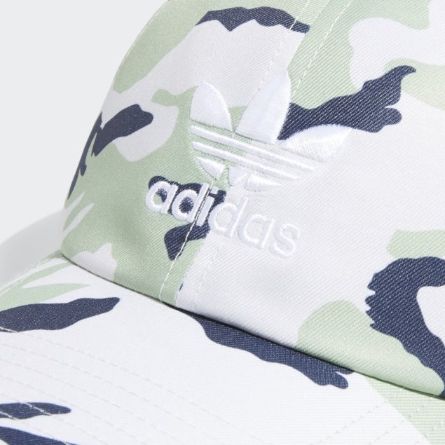 Gorra Adidas Relaxed Camo Trefoil Verde Claro