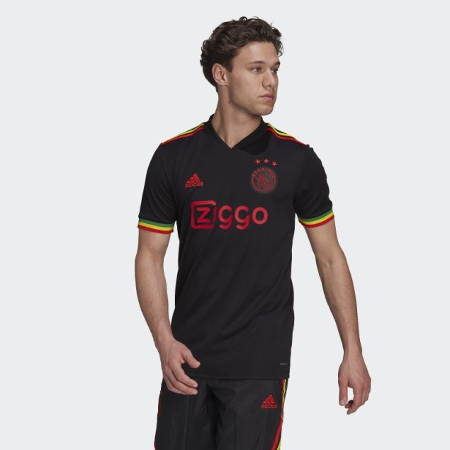 Camiseta Tercera Equipación Ajax Amsterdam 21/22 Negra Adidas