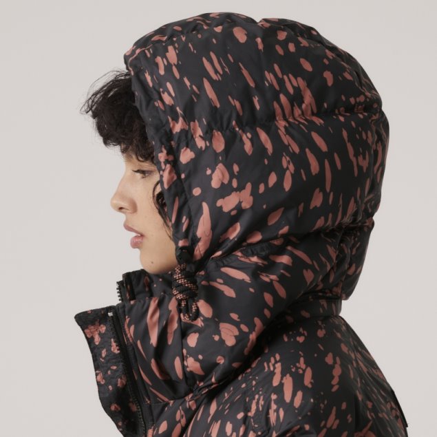 Adidas By Stella Mccartney Chaqueta Larga De Invierno Acolchada Caliente Negro