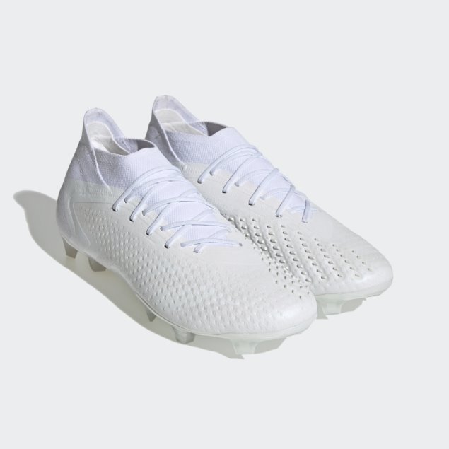Adidas Predator Precision.1 Tacos Para Terreno Firme Blanco