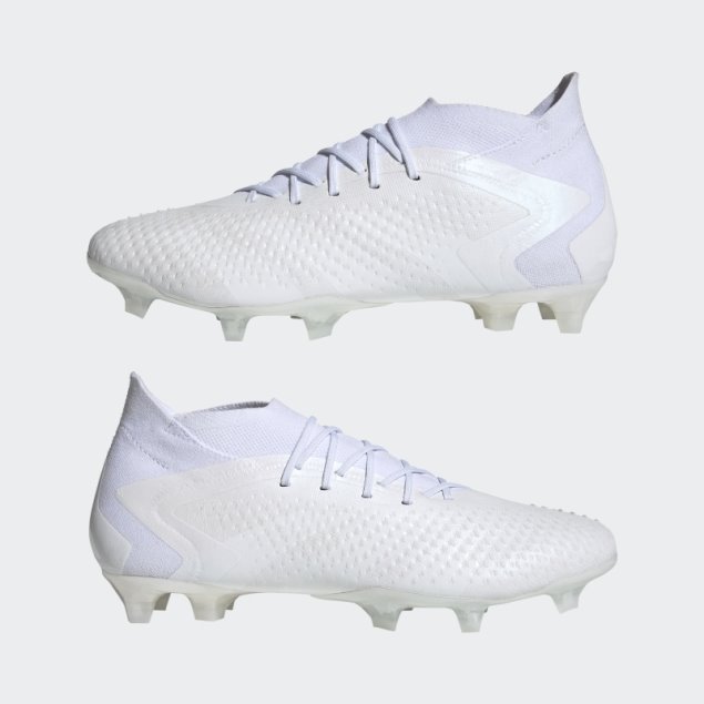 Adidas Predator Precision.1 Tacos Para Terreno Firme Blanco
