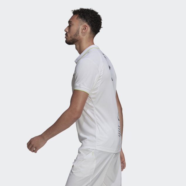 Polo Adidas Paris Heat.rdy Tennis Freelift Blanco