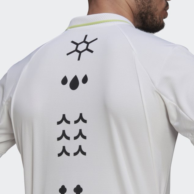 Polo Adidas Paris Heat.rdy Tennis Freelift Blanco