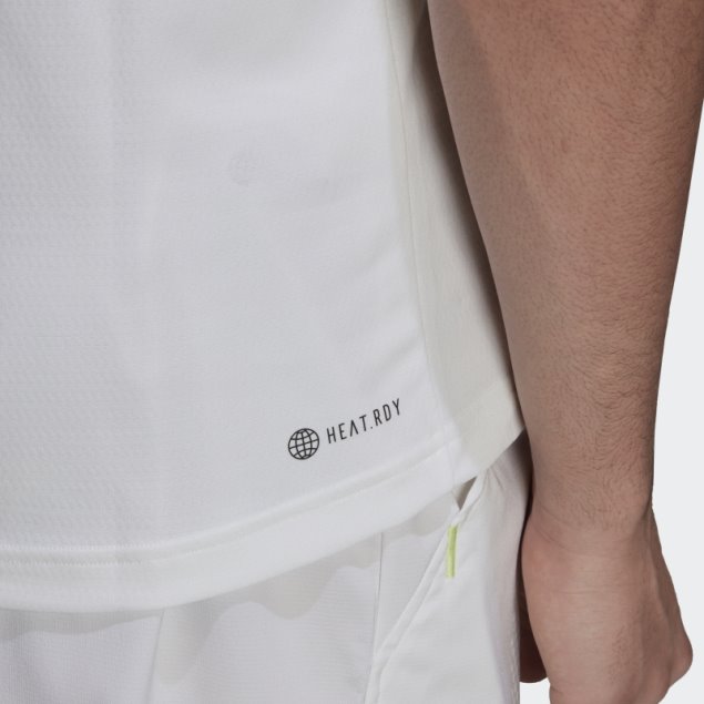 Polo Adidas Paris Heat.rdy Tennis Freelift Blanco