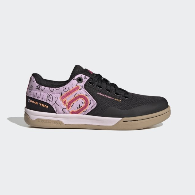 Negro Adidas Five Ten Freerider Pro Canvas Bca Zapatos De Bicicleta De Montaña