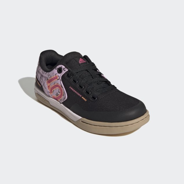 Negro Adidas Five Ten Freerider Pro Canvas Bca Zapatos De Bicicleta De Montaña