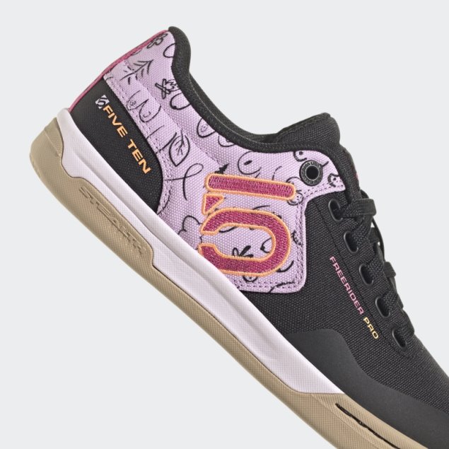 Negro Adidas Five Ten Freerider Pro Canvas Bca Zapatos De Bicicleta De Montaña