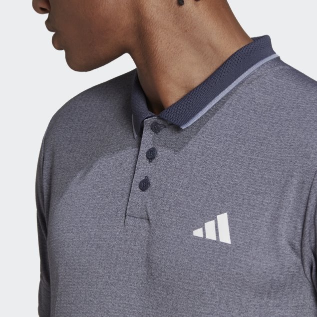 Polo Azul Marino Adidas Tennis Freelift