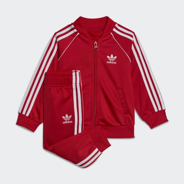 Chándal Adidas Adicolor Sst Escarlata
